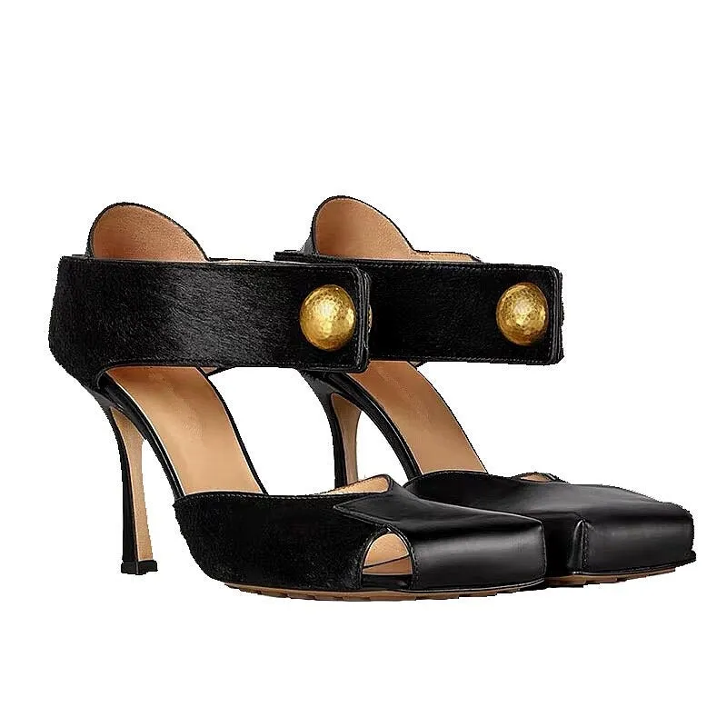 Square Toe Pumps Women Sandals