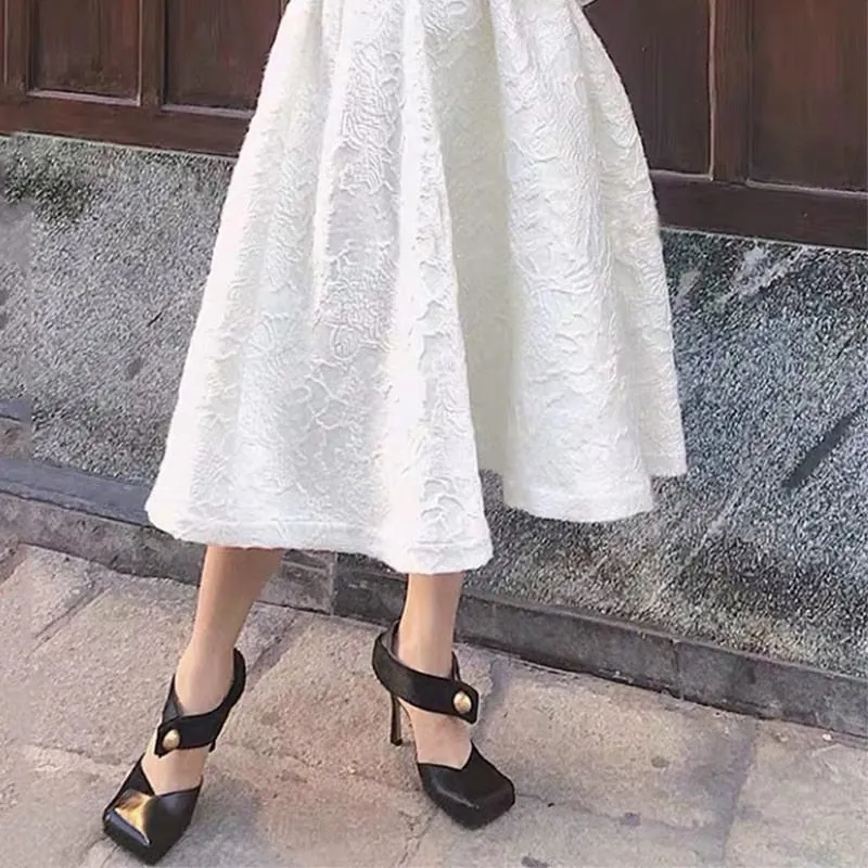 Square Toe Pumps Women Sandals
