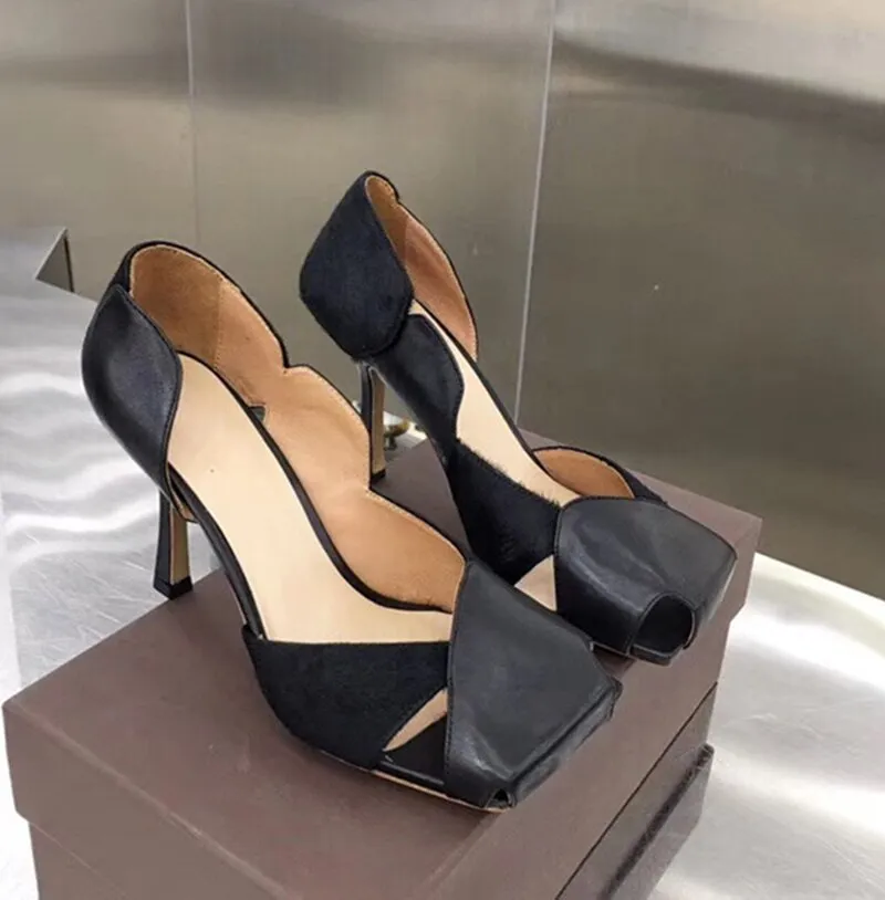 Square Toe Pumps Women Sandals