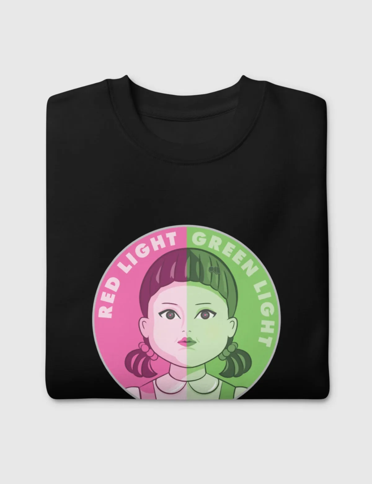Squid Game Young-Hee Signals Unisex Premium Sweatshirt [Black]