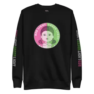Squid Game Young-Hee Signals Unisex Premium Sweatshirt [Black]