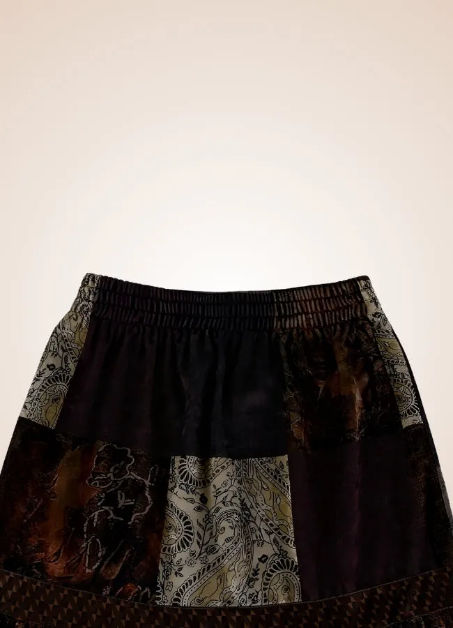Steampunk Patchwork Skirt