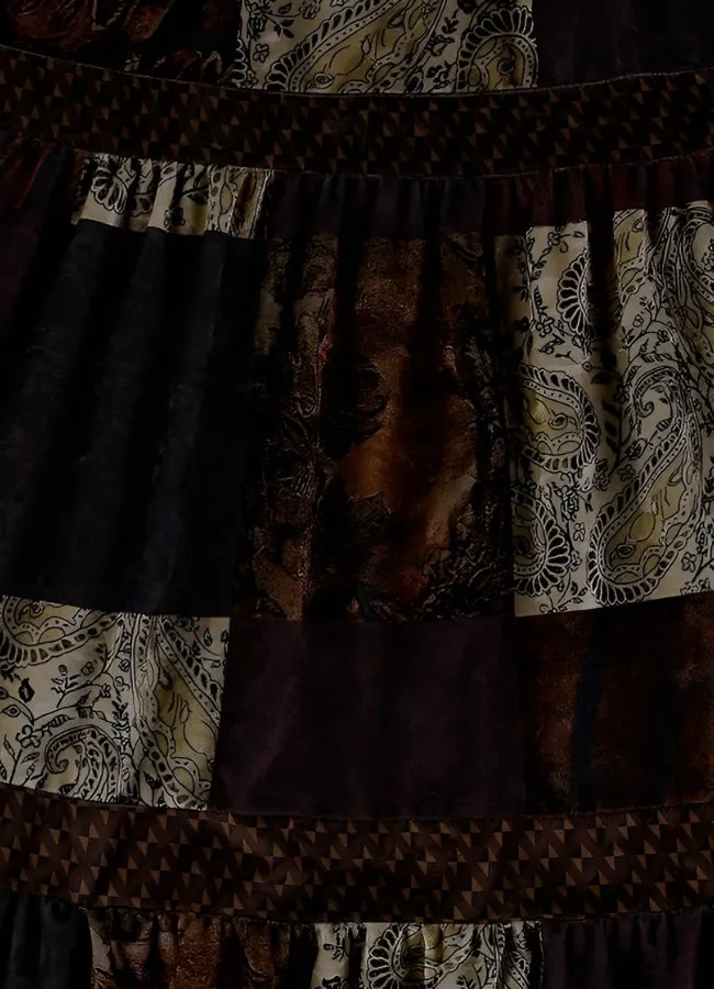 Steampunk Patchwork Skirt
