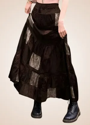 Steampunk Patchwork Skirt