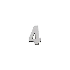 Sterling Silver Number "4"