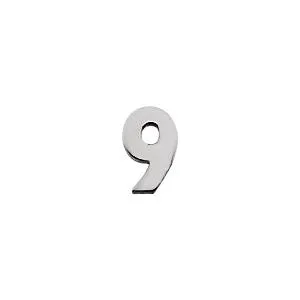 Sterling Silver Number "9"