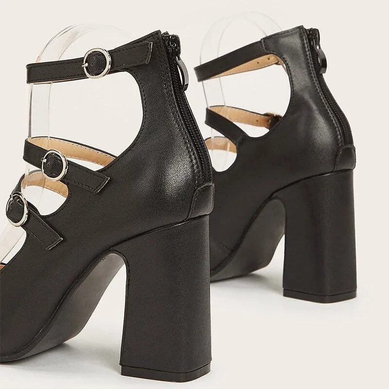 Summer Brand Ankle Buckles Womens Sandals