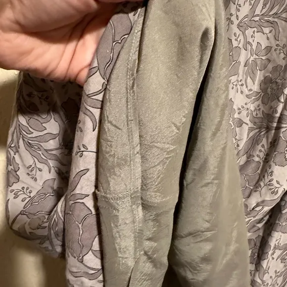 Sundance Botanical Garden Floral‎ Maxi Skirt Linen Silk Cream Brown Size 8