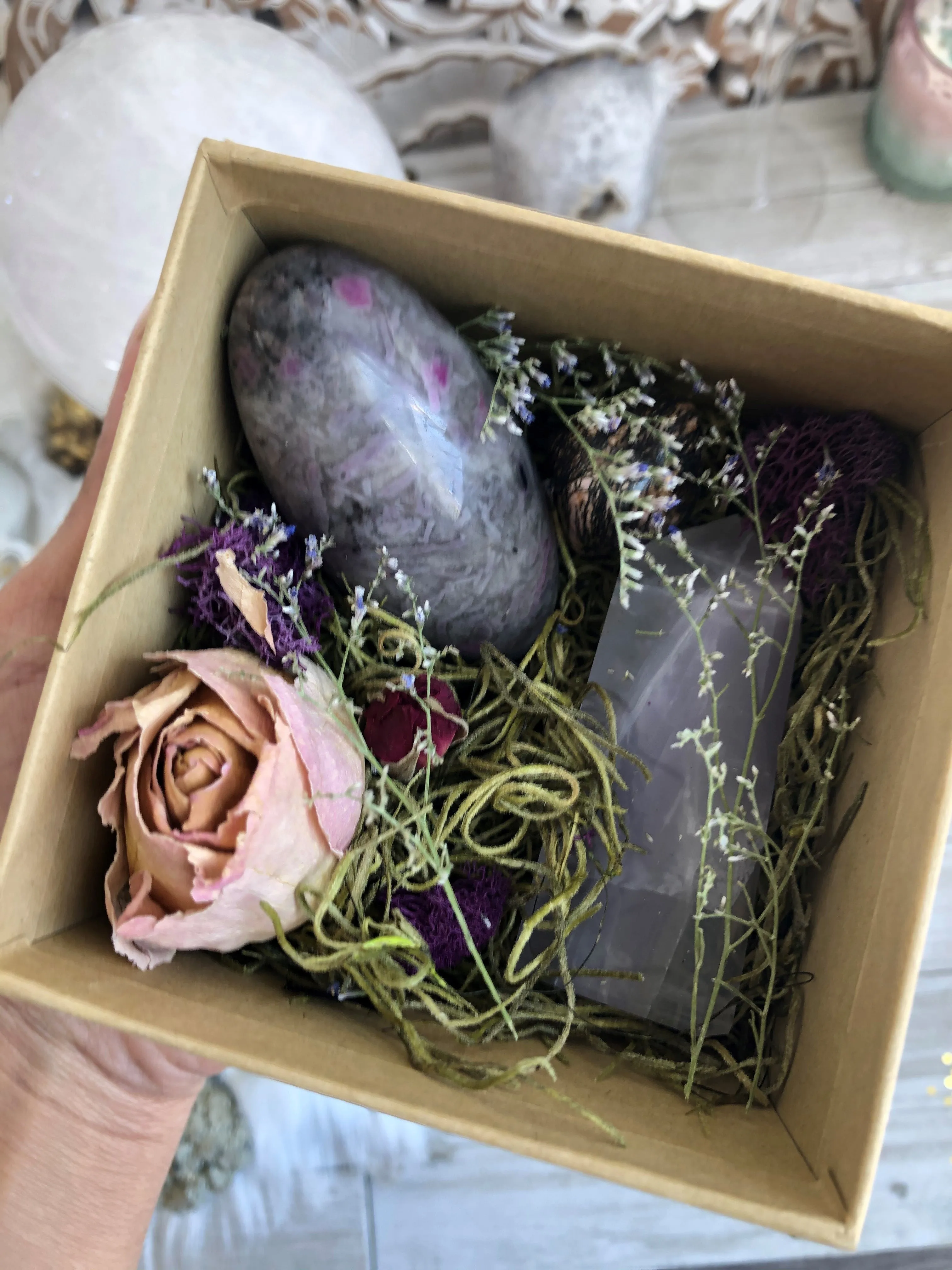 Surprise Gift Box, Monthly Box, Subscription Box, Mystery Box, Crystal Gift Box