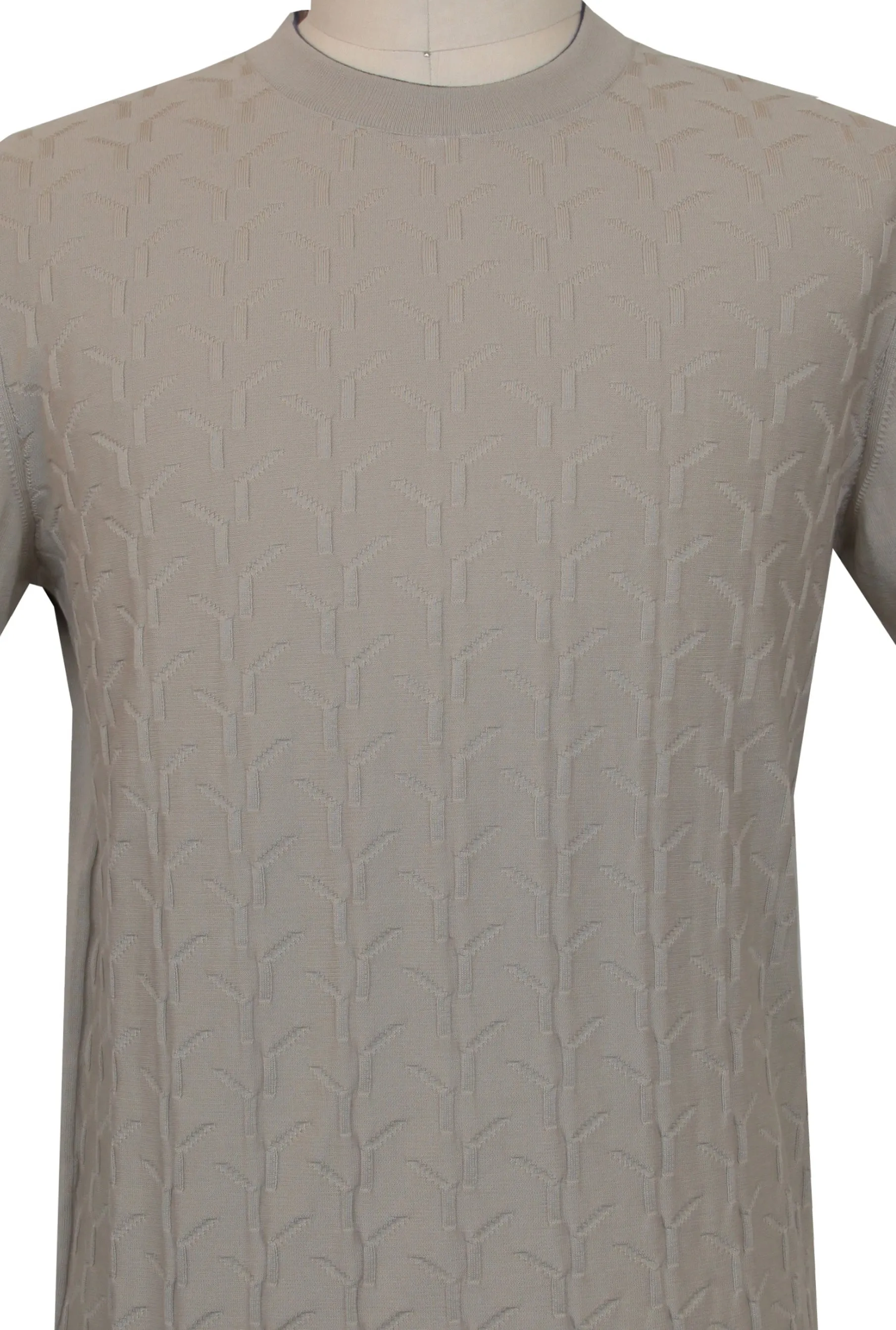 Svevo Parma Beige Crewneck Sweater