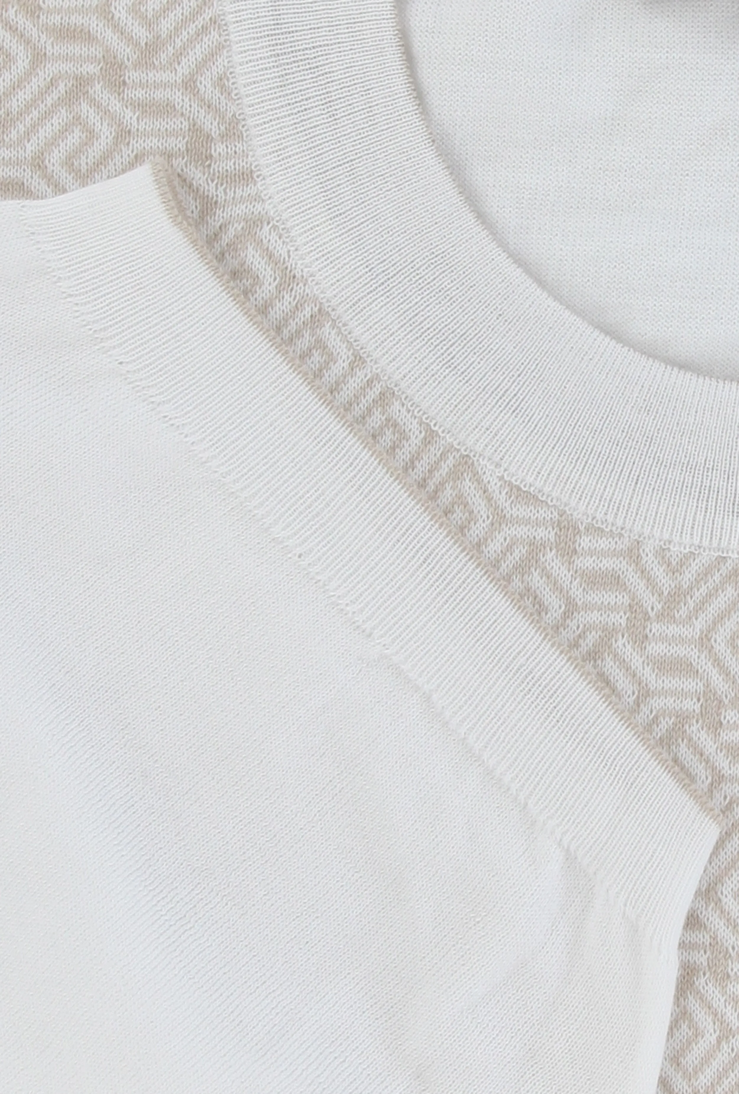 Svevo Parma Beige Crewneck Sweater