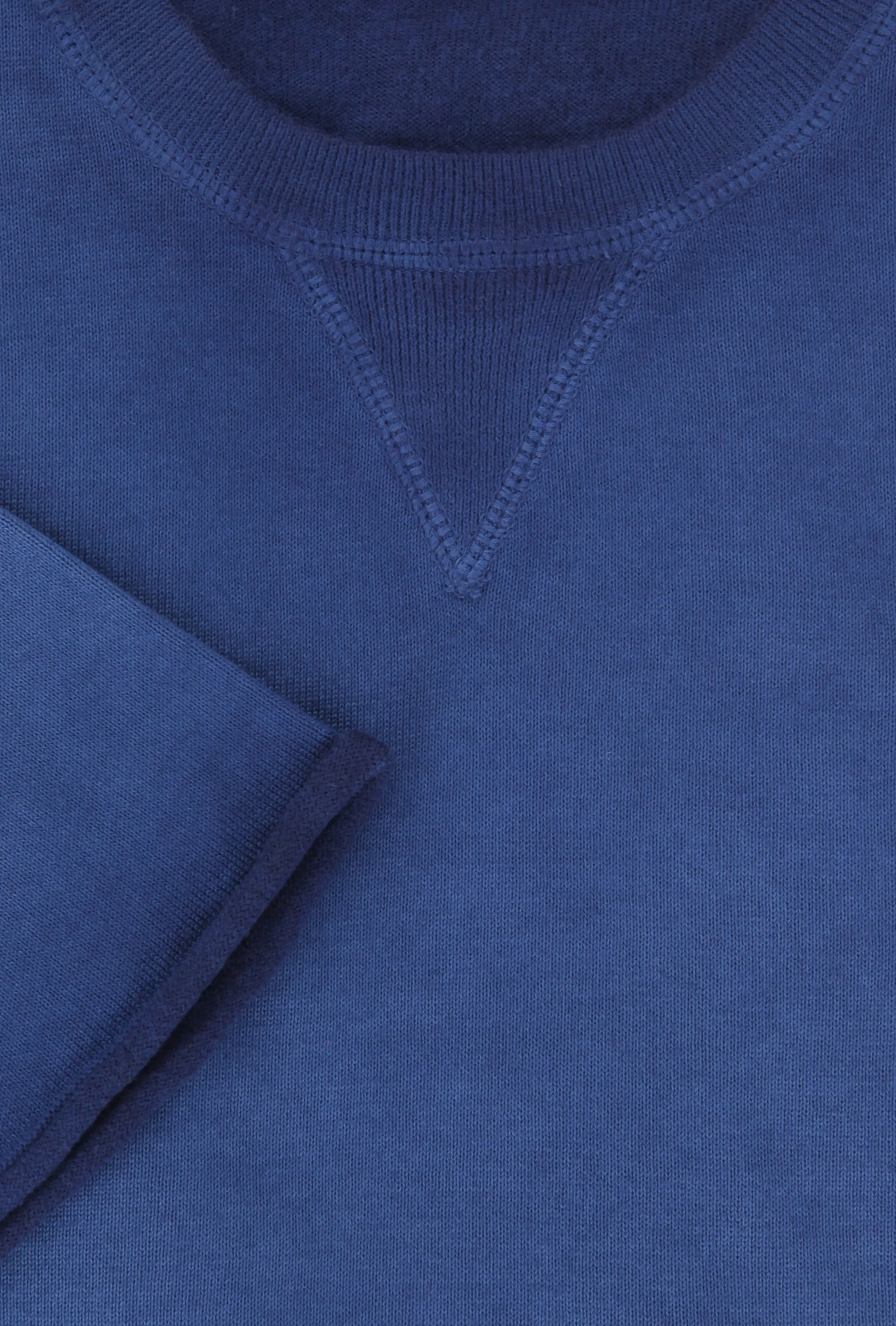 Svevo Parma Blue Crewneck Sweater