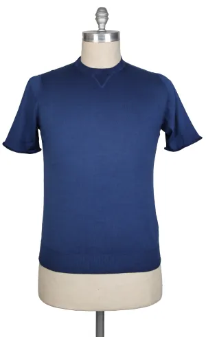 Svevo Parma Blue Crewneck Sweater