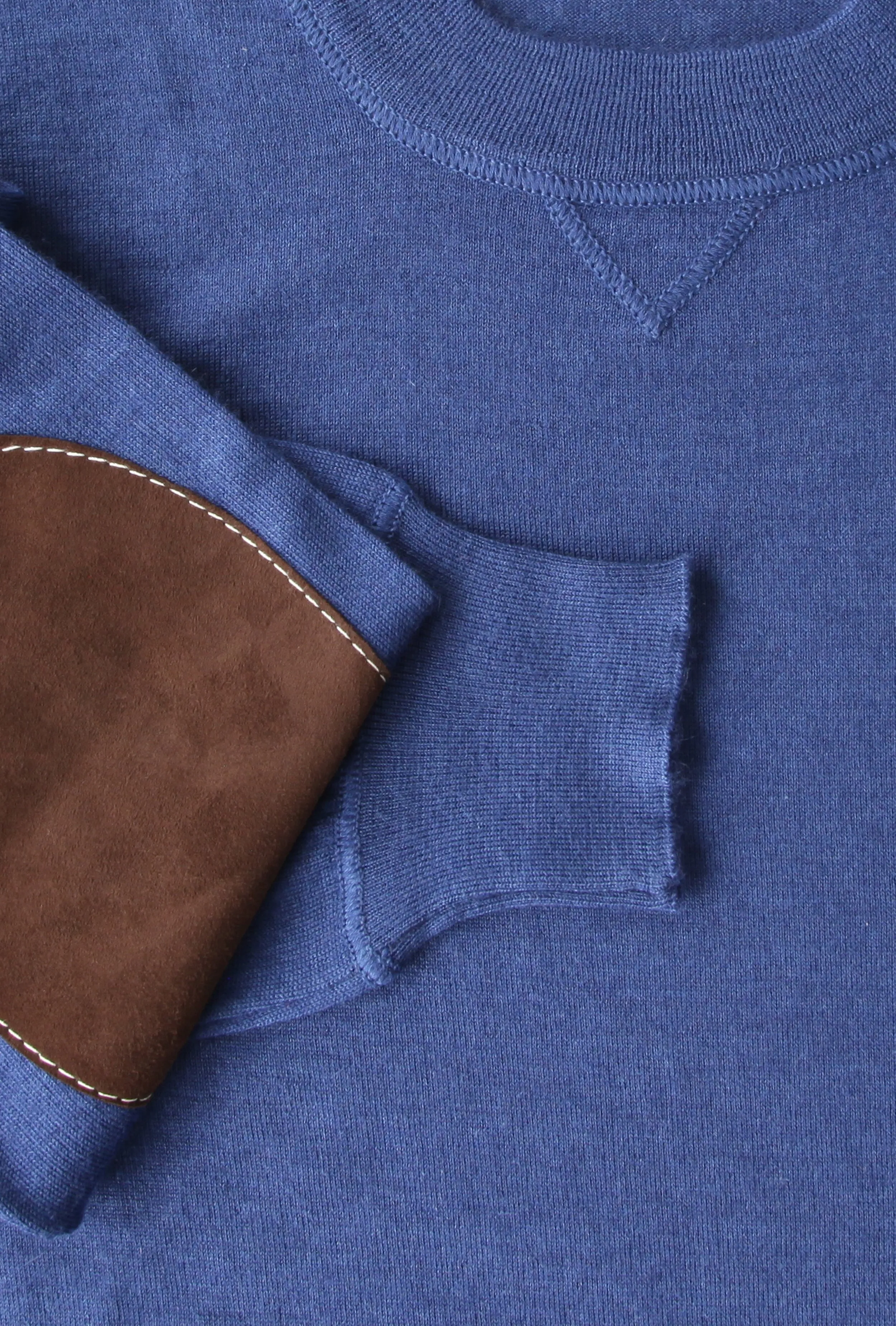 Svevo Parma Blue Crewneck Sweater