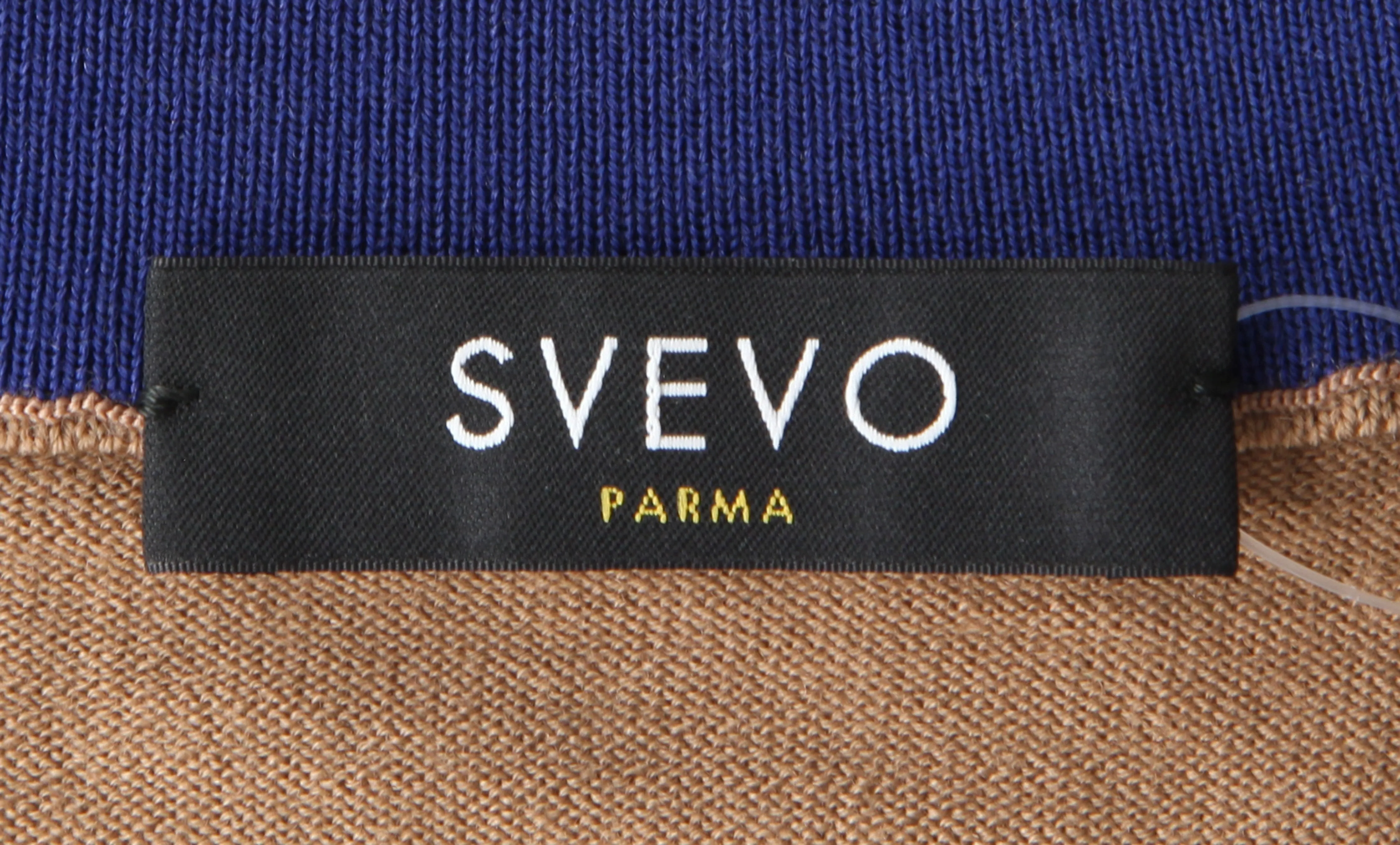 Svevo Parma Brown Crewneck Sweater