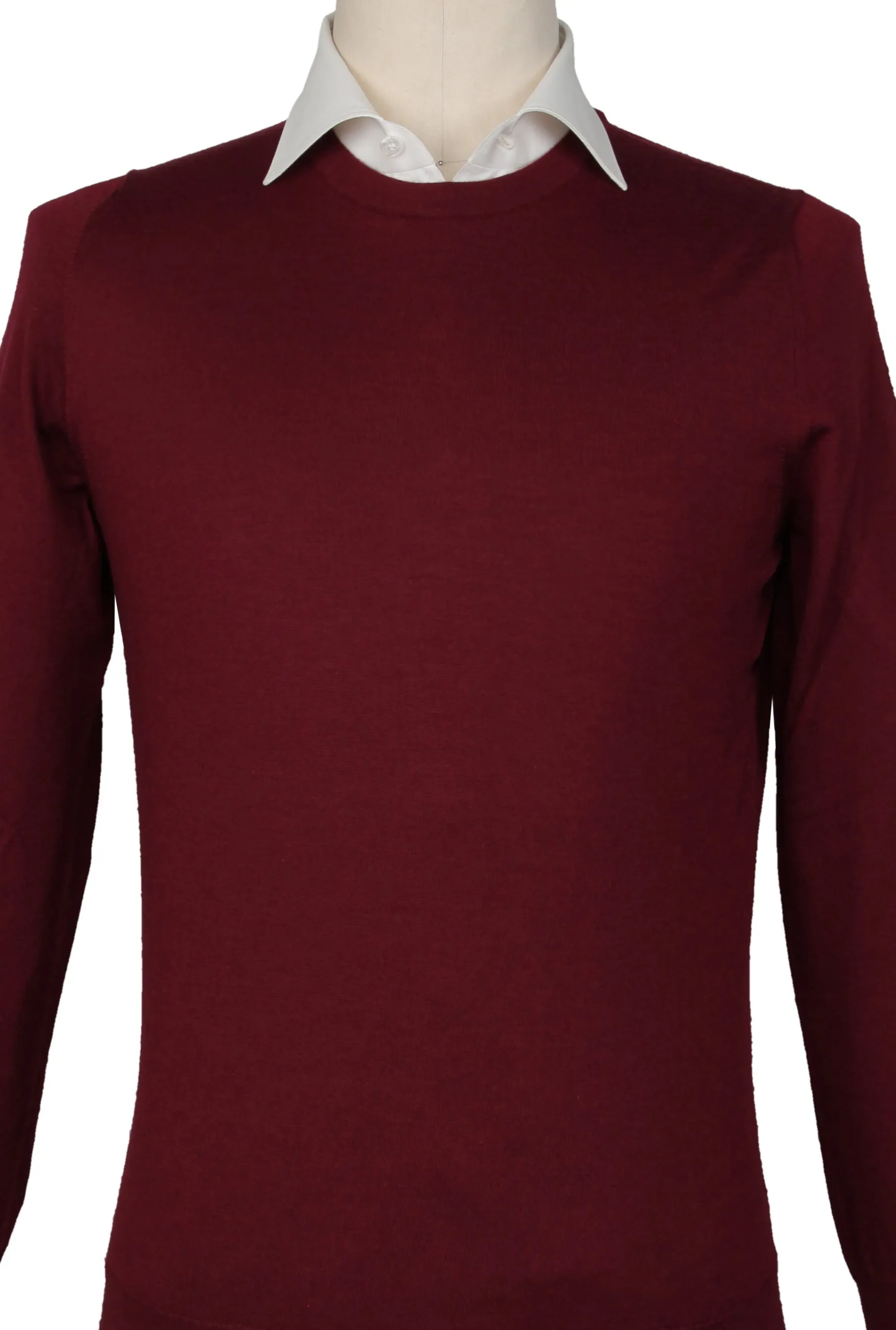 Svevo Parma Burgundy Red Crewneck Sweater