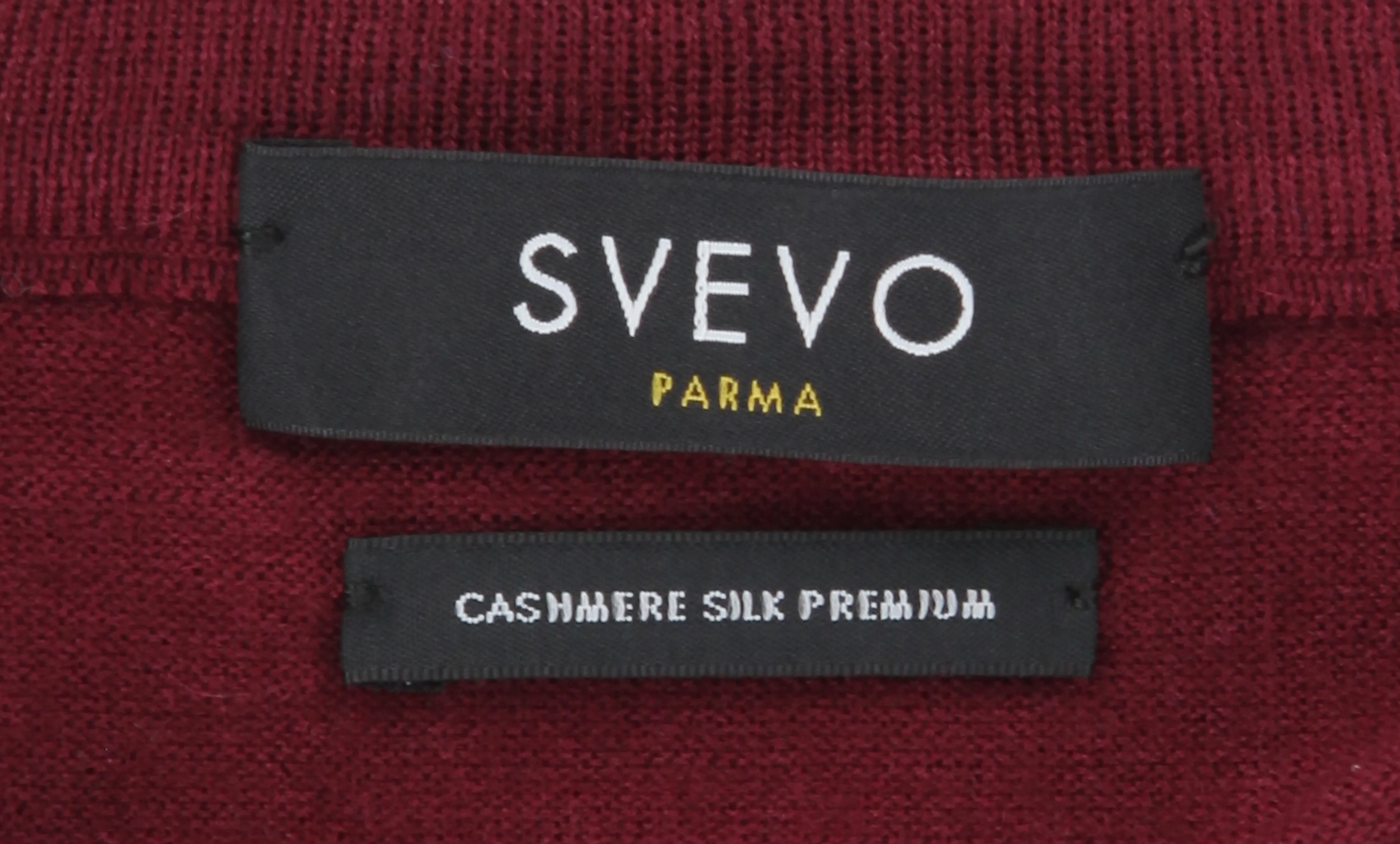 Svevo Parma Burgundy Red Crewneck Sweater