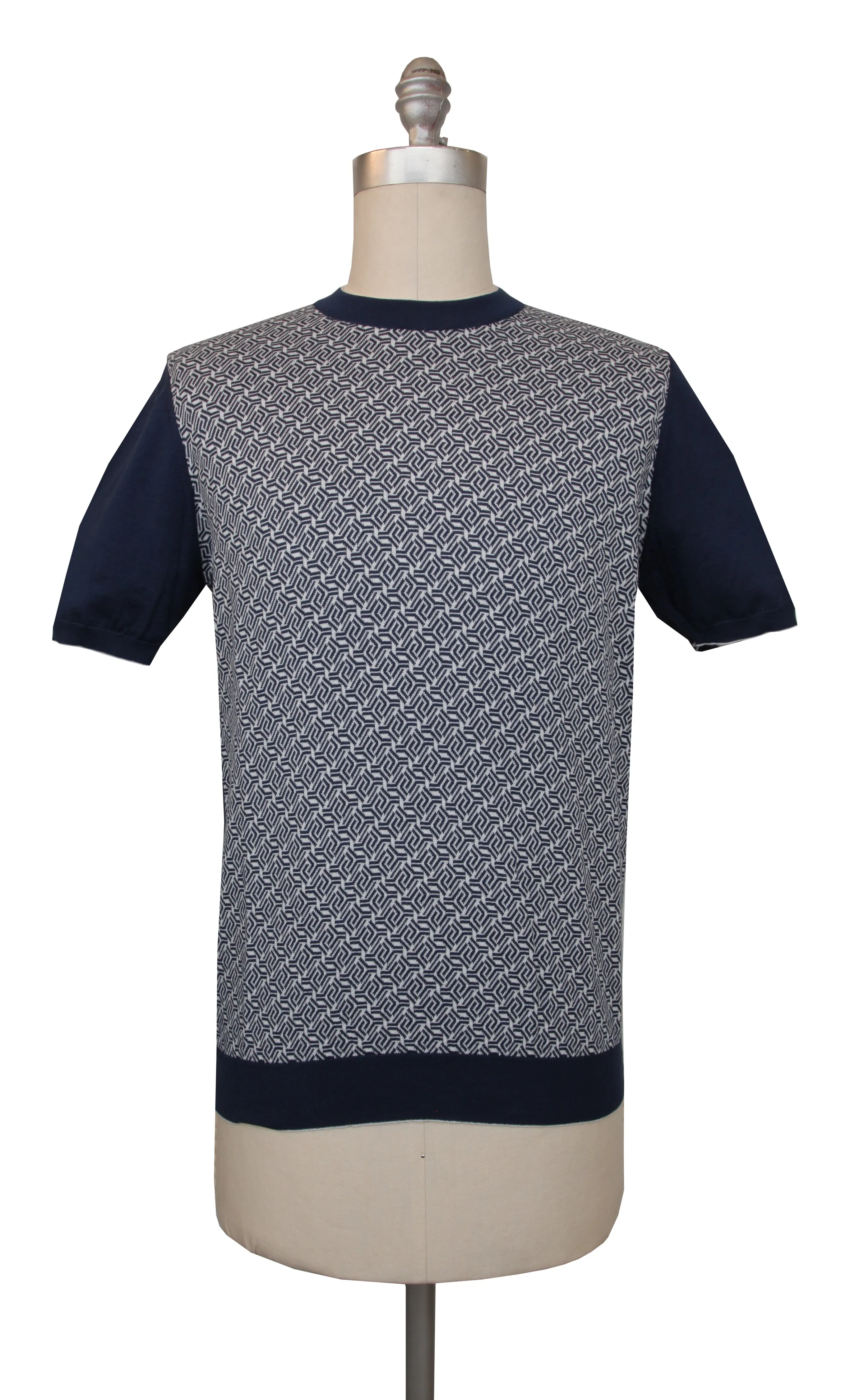 Svevo Parma Navy Blue Crewneck Sweater