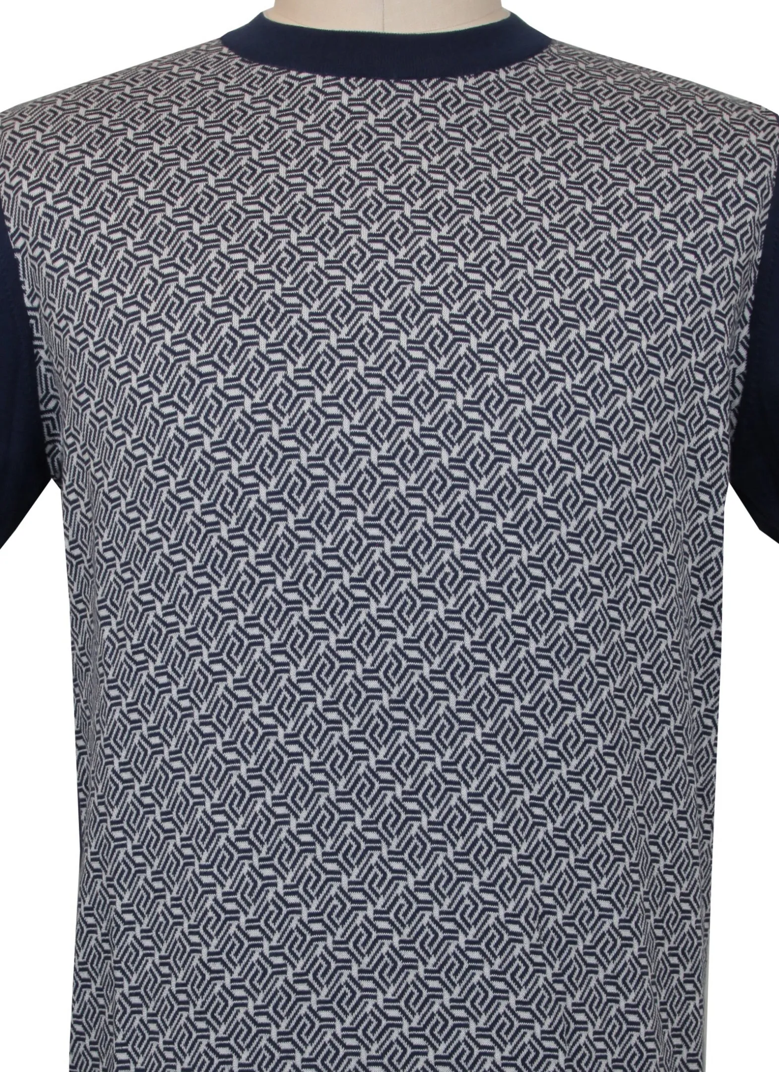 Svevo Parma Navy Blue Crewneck Sweater