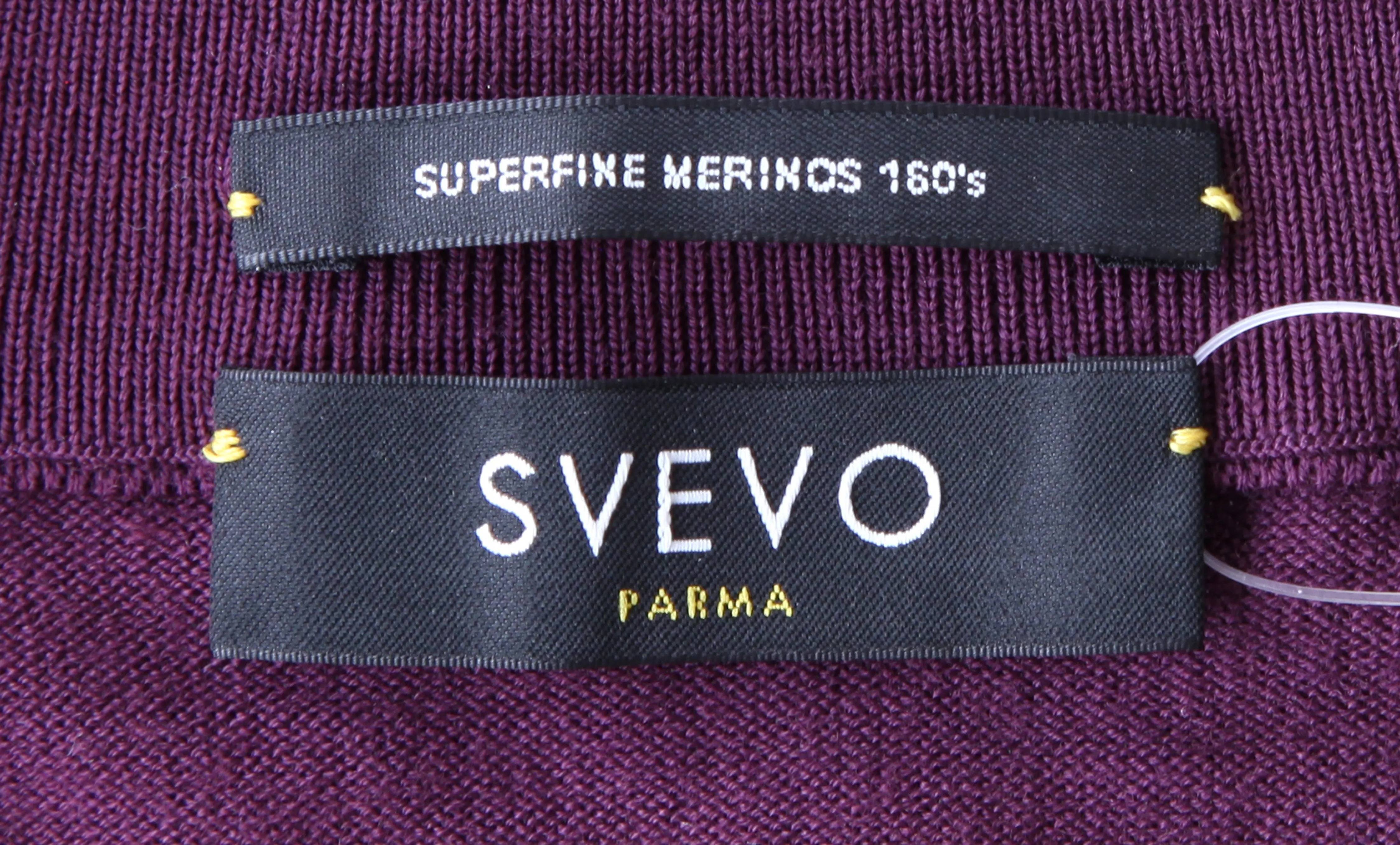 Svevo Parma Purple Crewneck Sweater