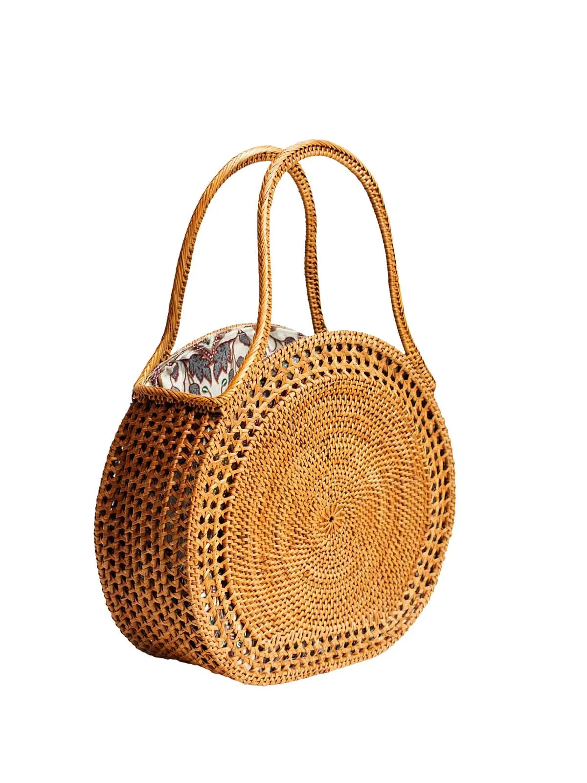 Sydney Raffia Satchel Bag ::RET