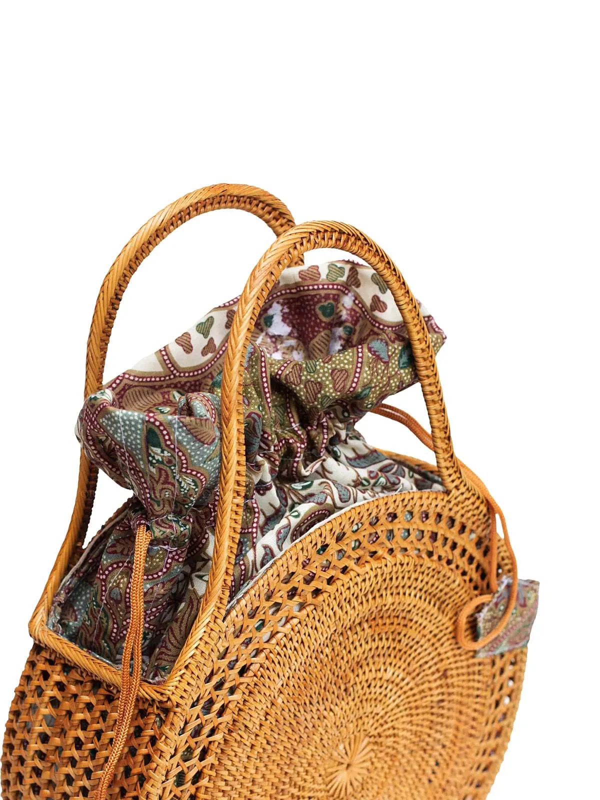 Sydney Raffia Satchel Bag ::RET