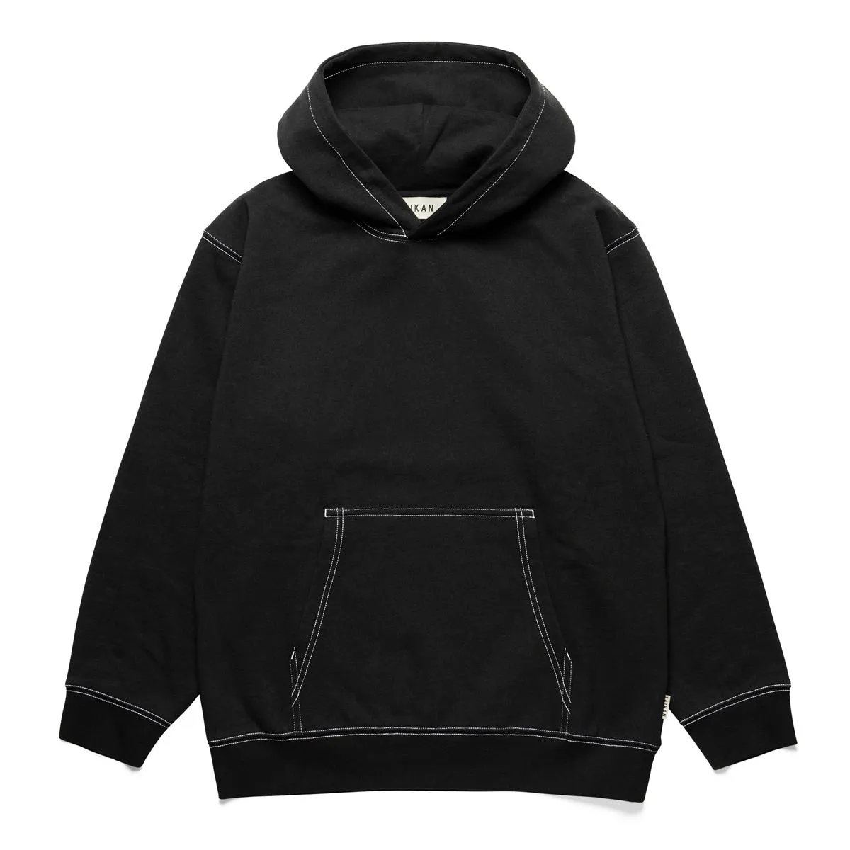 Taikan Men Custom Hoodie Black Contrast Stitch TH0001-BLKCST
