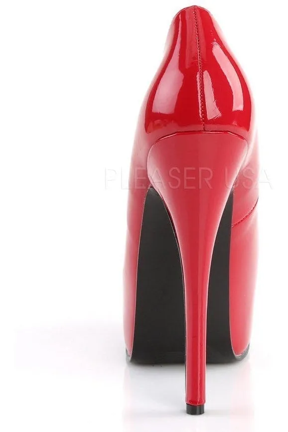 TEEZE-06 Pump  | Red Patent