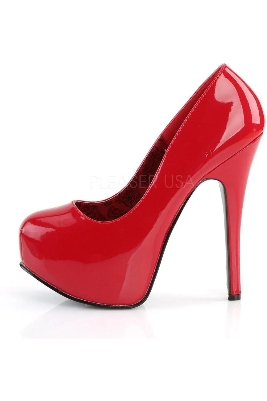 TEEZE-06 Pump  | Red Patent