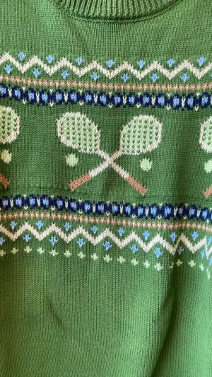 Tennis Crewneck Sweater