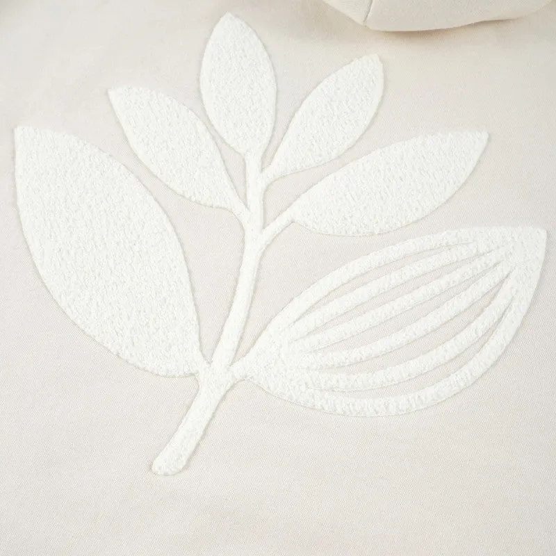 TERRY PLANT HOODIE NATURAL