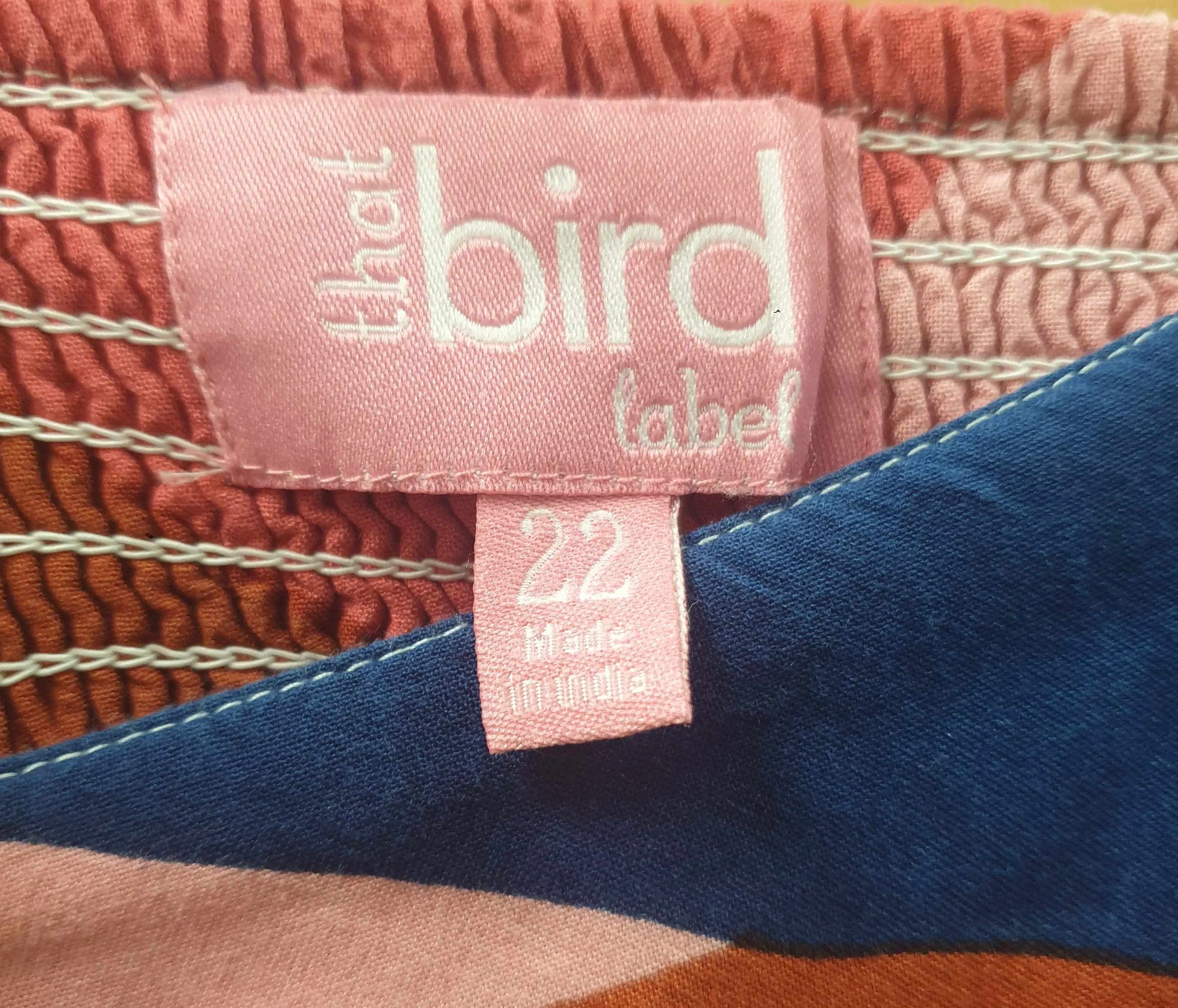 That Bird Label colourful maxi skirt size 22