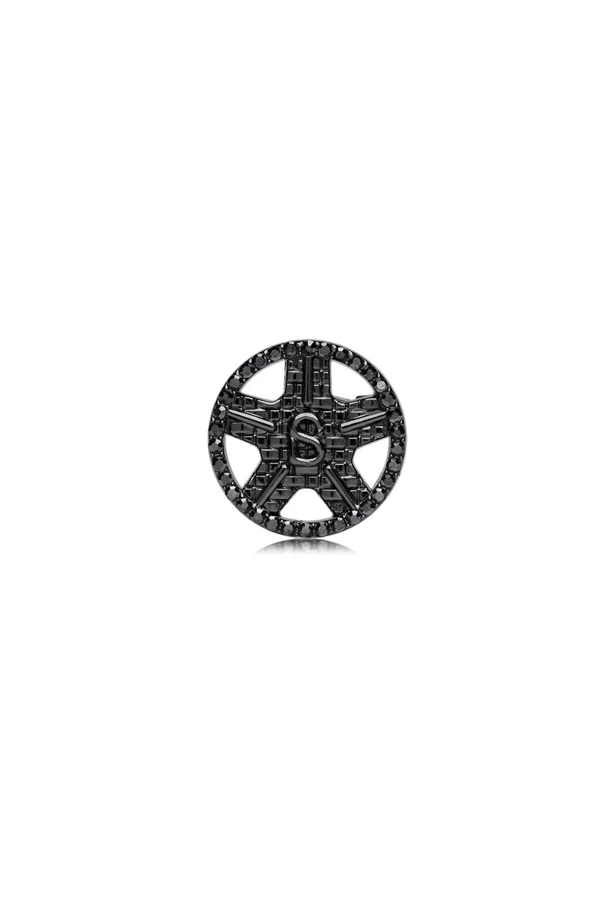 The Grand Prix Brooch Set - Black