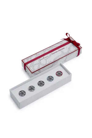 The Grand Prix Brooch Set - Black