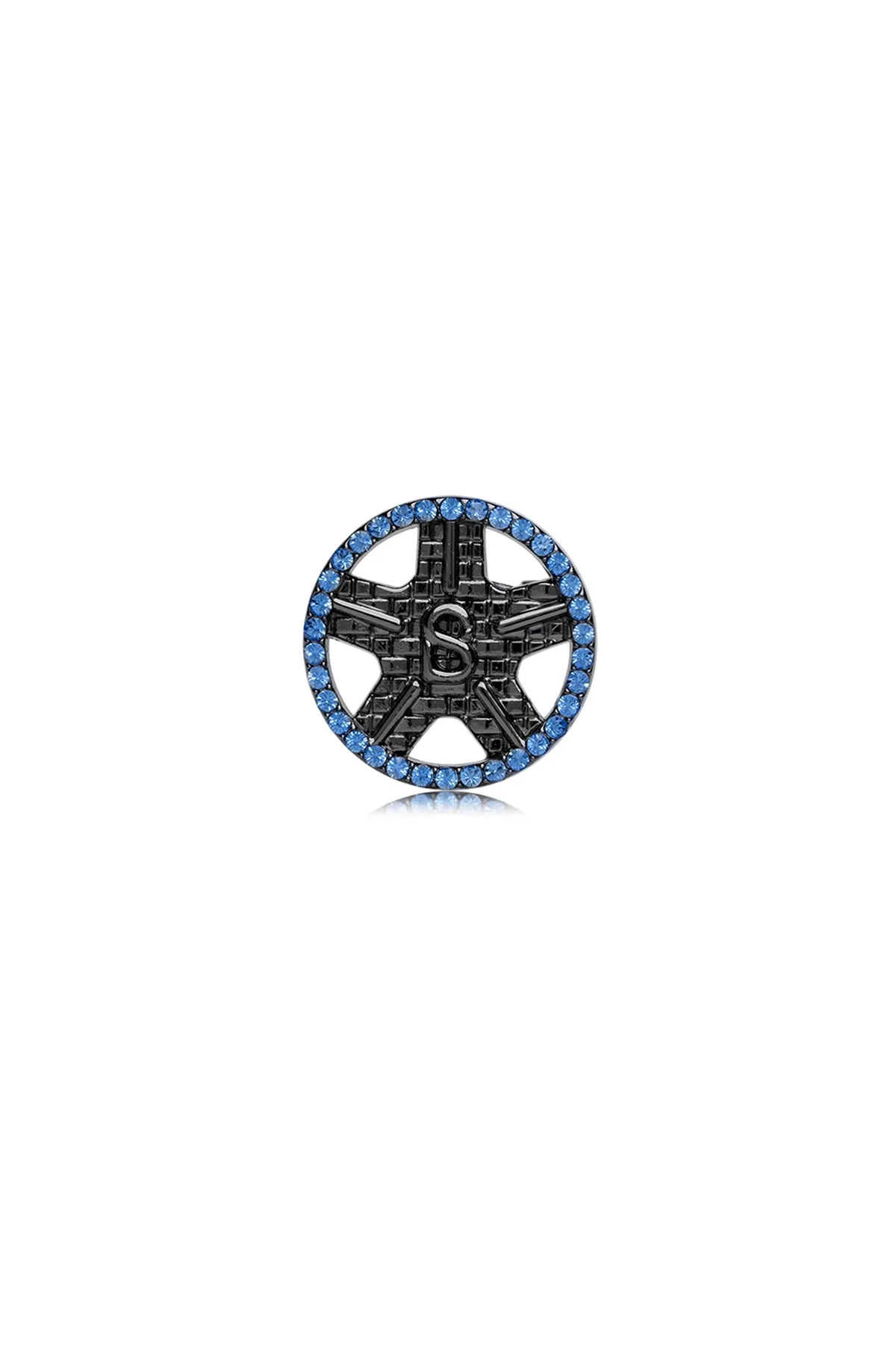 The Grand Prix Brooch Set - Black