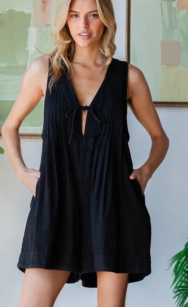 The It Girl Black Romper