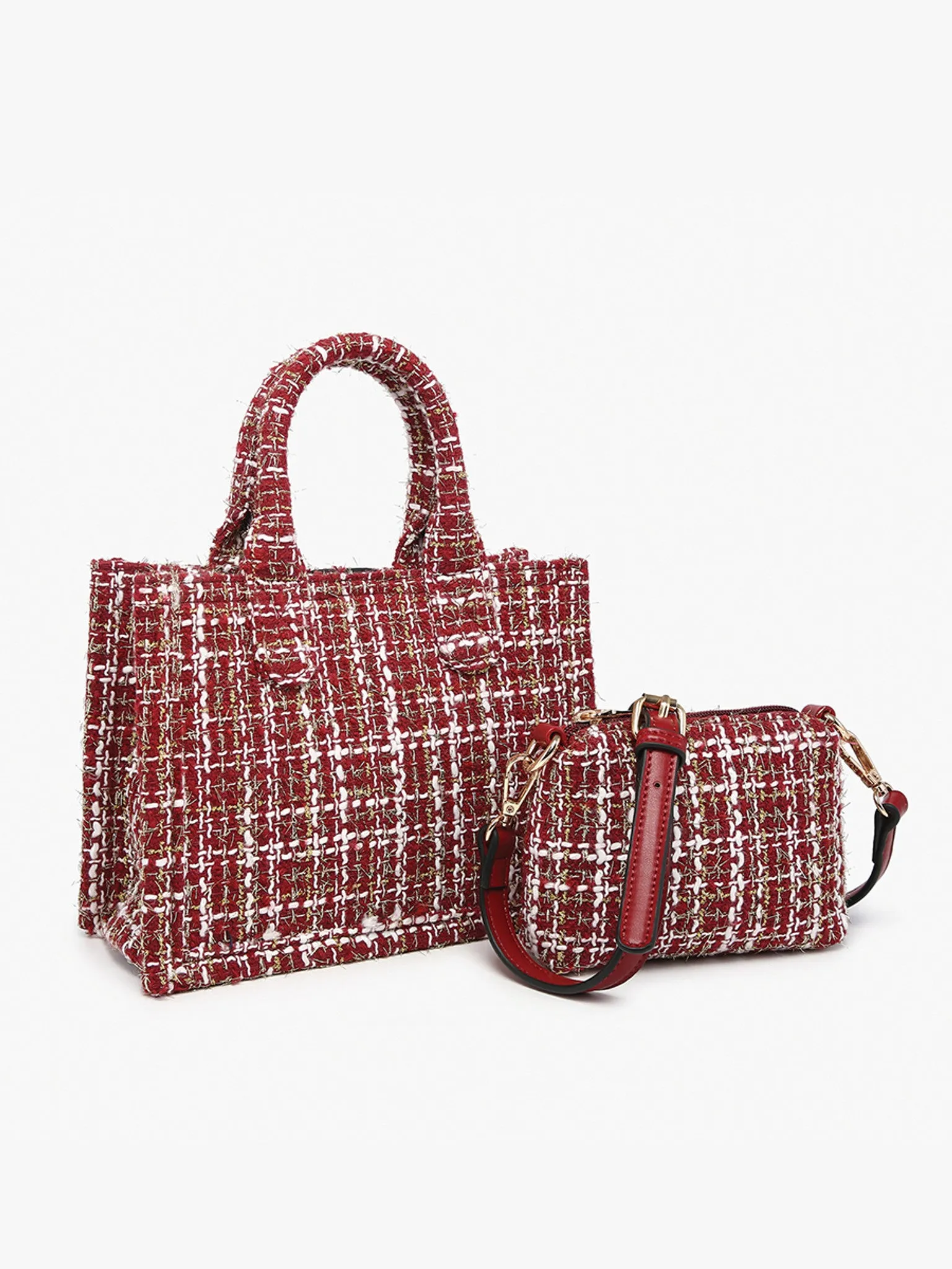 The Julia Tweed Satchel
