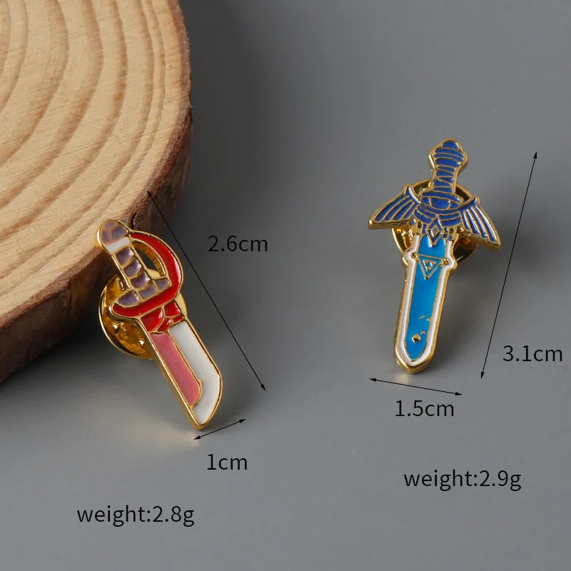 The Legend of Zelda: Breath of the Wild Shield Pin Brooch 12 Pack