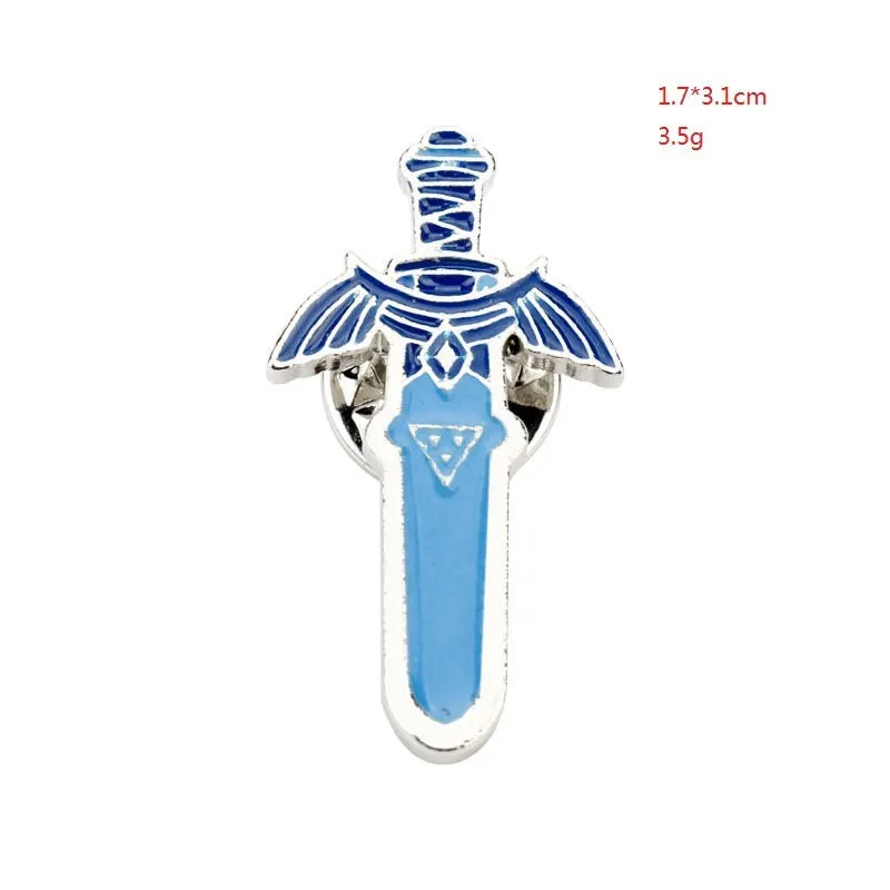 The Legend of Zelda: Breath of the Wild Shield Pin Brooch 12 Pack