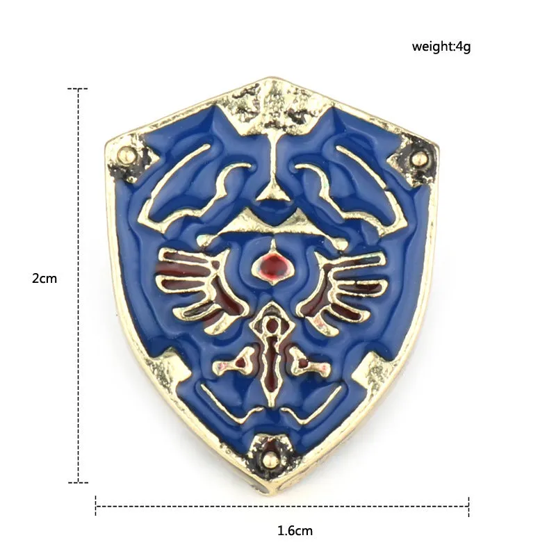 The Legend of Zelda: Breath of the Wild Shield Pin Brooch 12 Pack