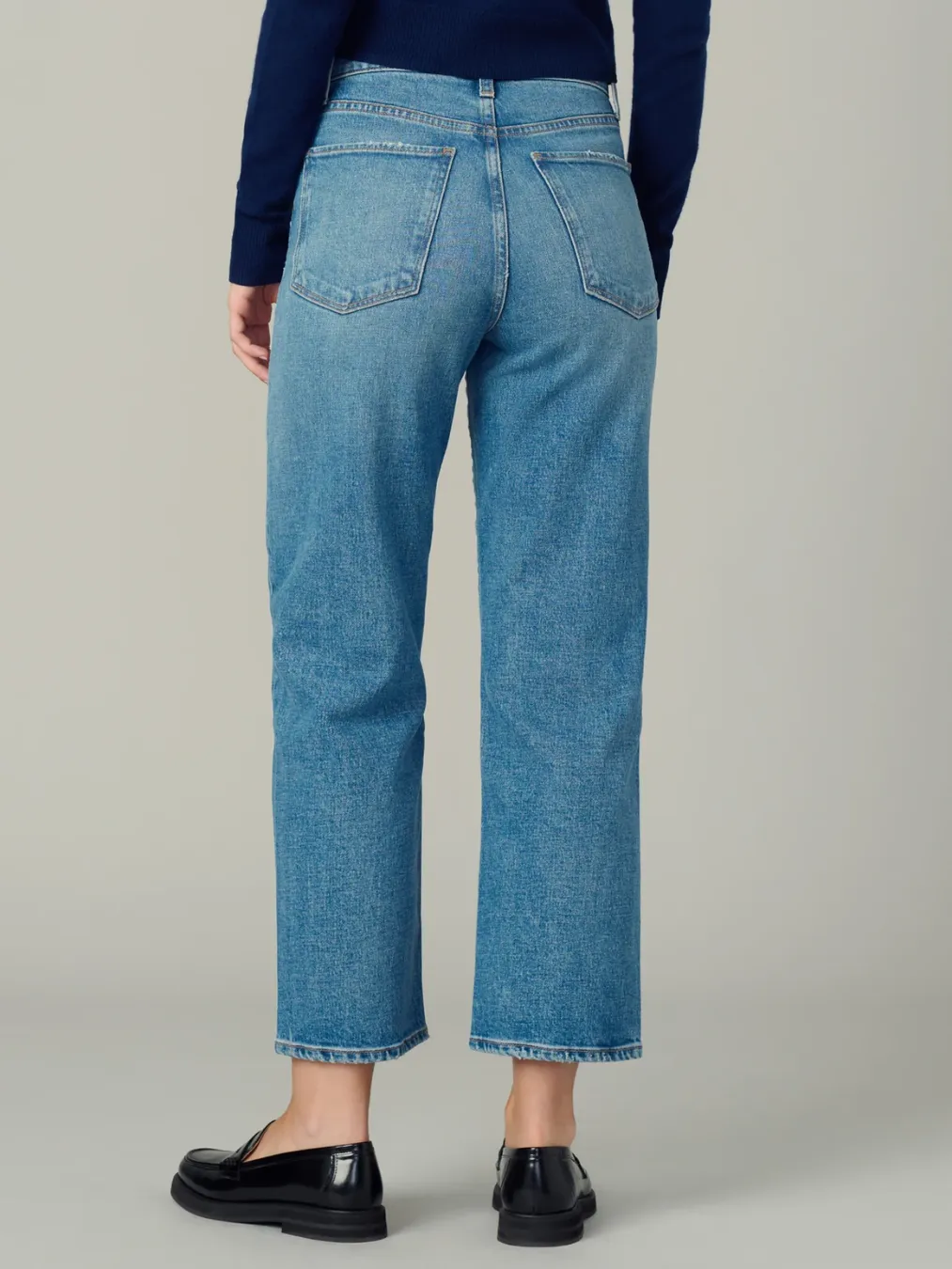 The Margot Crop Straight Denim