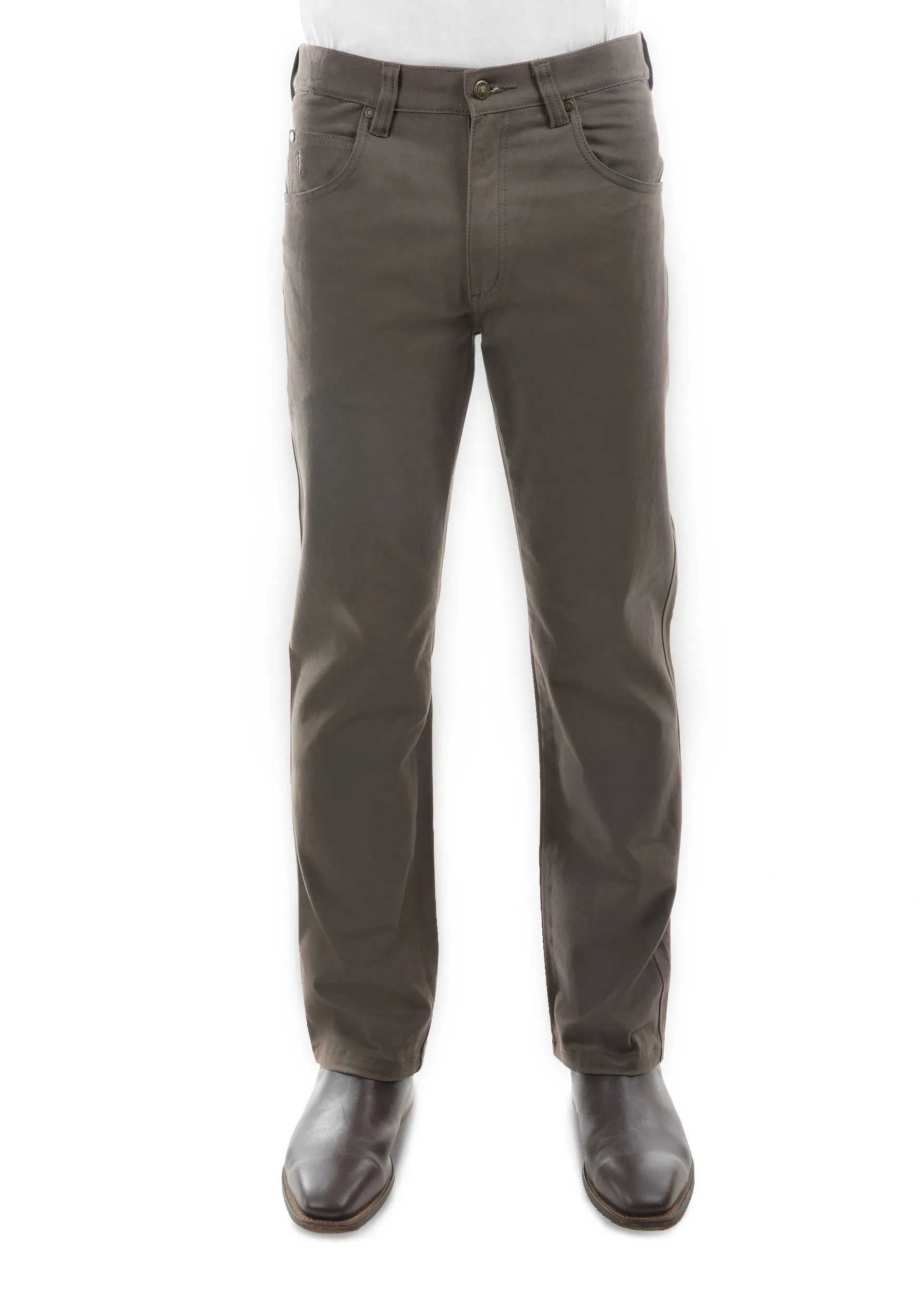 Thomas Cook Tailored Moleskin Mens Jeans Greystone