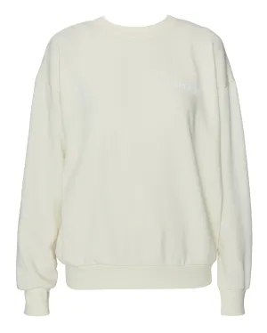 Tiny Logo Sweatshirt in Creme