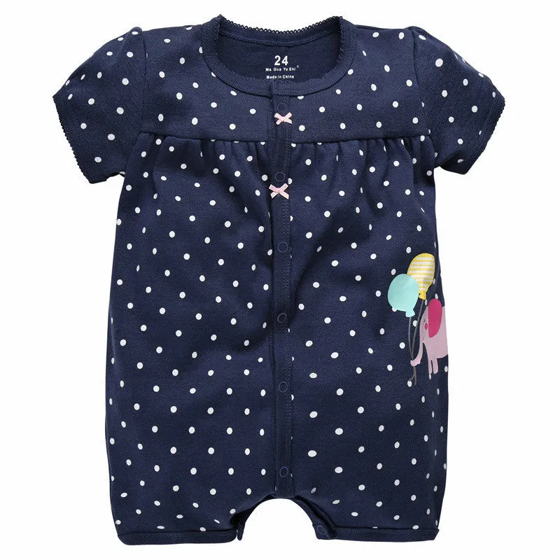 Toddler Baby Boy Rompers Summer Baby Girls Clothing Sets Roupas Infant Baby Jumpsuits Short Sleeve born Baby Clothes