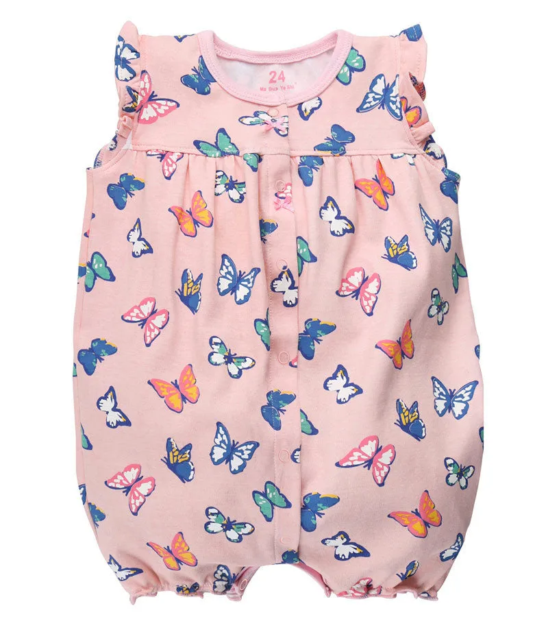 Toddler Baby Boy Rompers Summer Baby Girls Clothing Sets Roupas Infant Baby Jumpsuits Short Sleeve born Baby Clothes