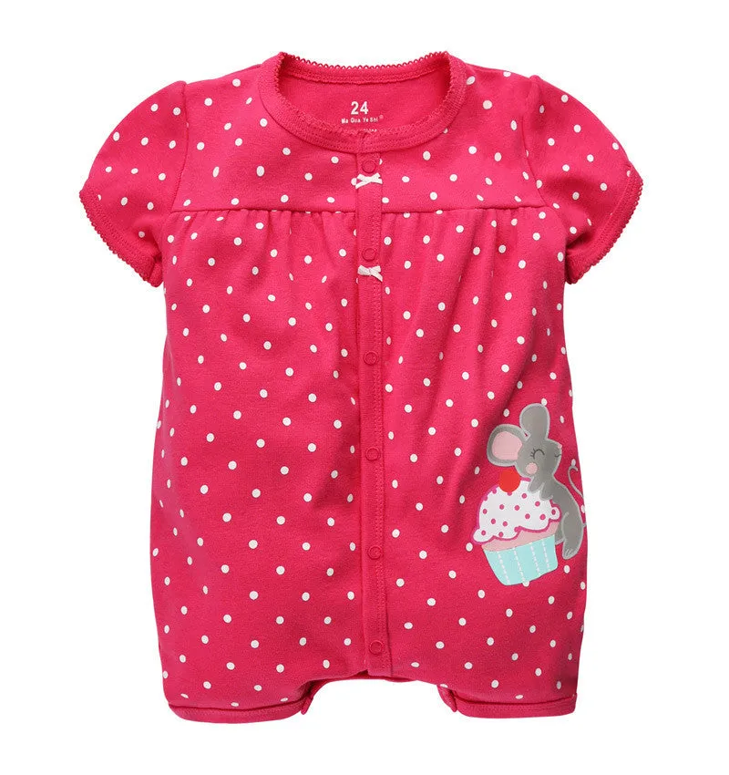 Toddler Baby Boy Rompers Summer Baby Girls Clothing Sets Roupas Infant Baby Jumpsuits Short Sleeve born Baby Clothes