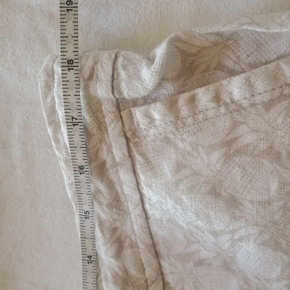Tommy Bahama Beige Pinapples Linen Sz. L Shorts