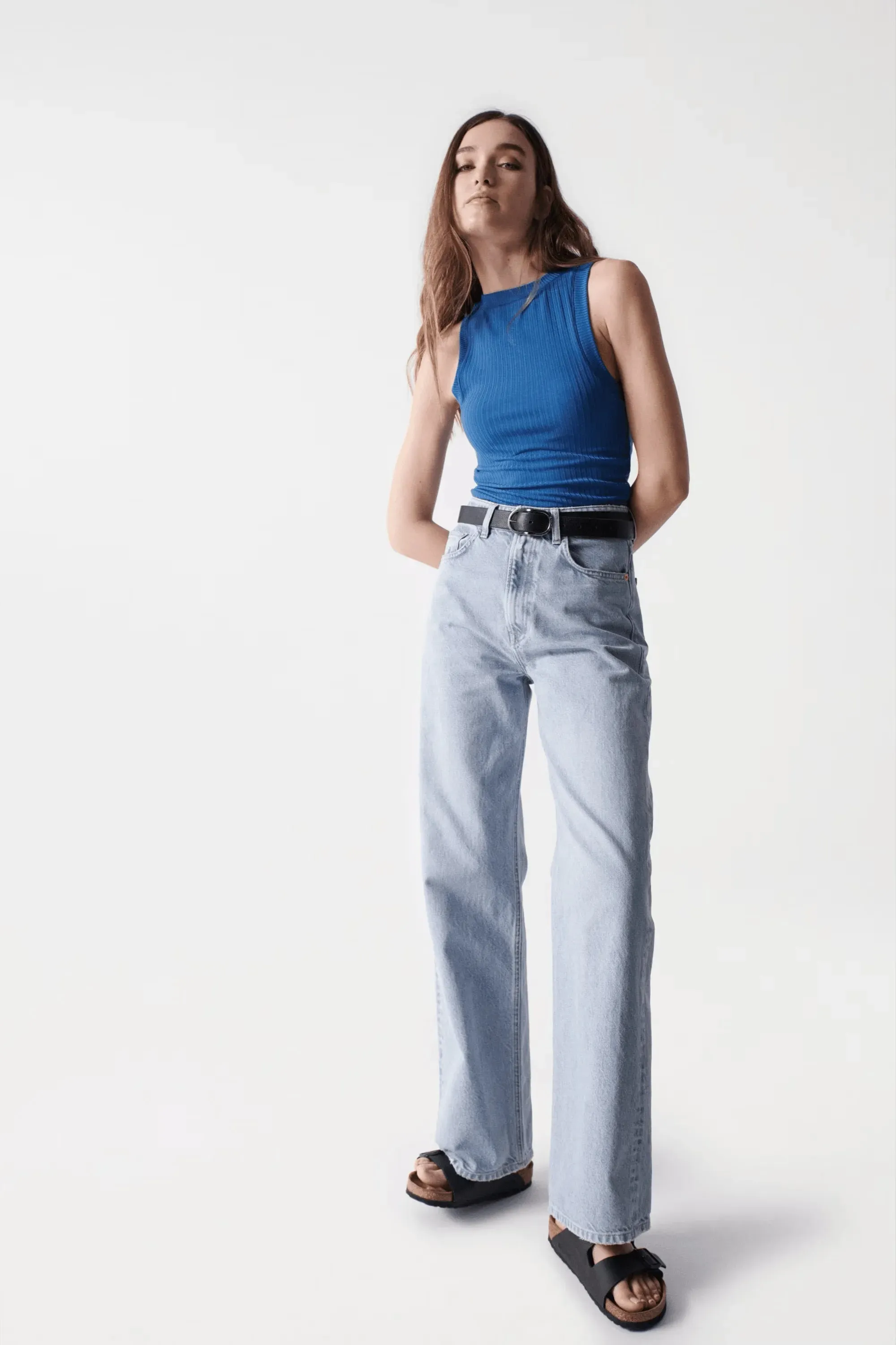 Top de Punto Salsa Jeans de Mujer con Cuello Halter