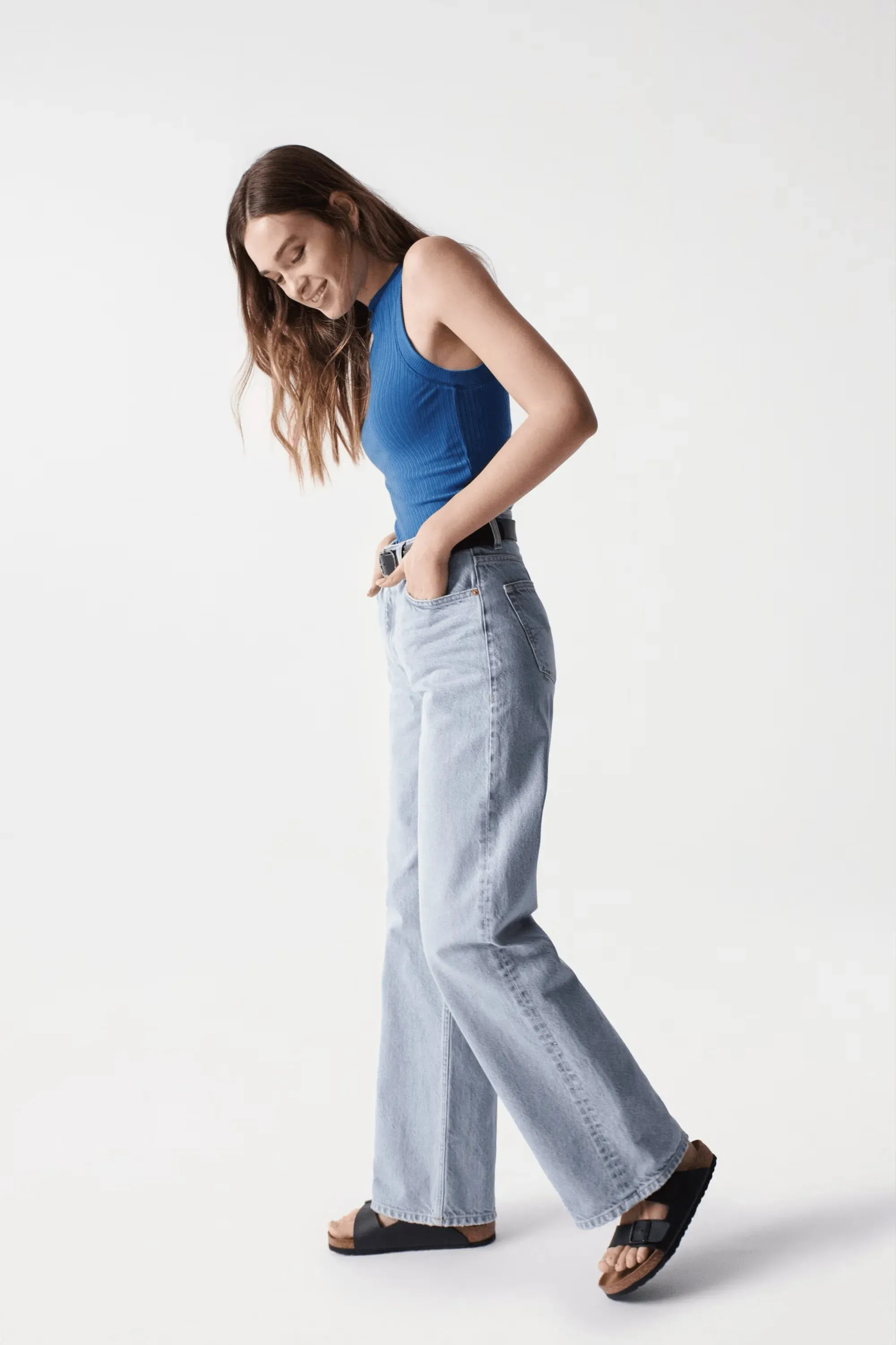 Top de Punto Salsa Jeans de Mujer con Cuello Halter