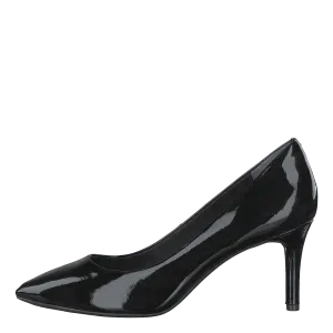 Total Motion  75Mm Pointy Pump Black Patent